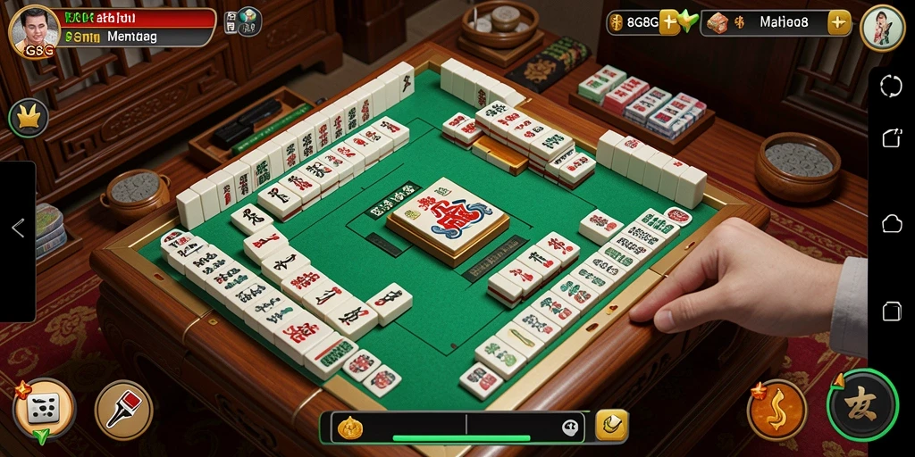 Screenshot gameplay Mahjong yang menampilkan tantangan dan keseruan.