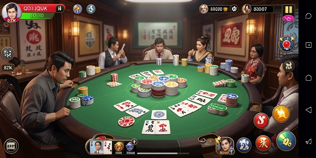Screenshot gameplay QiuQiu yang menarik dan seru.
