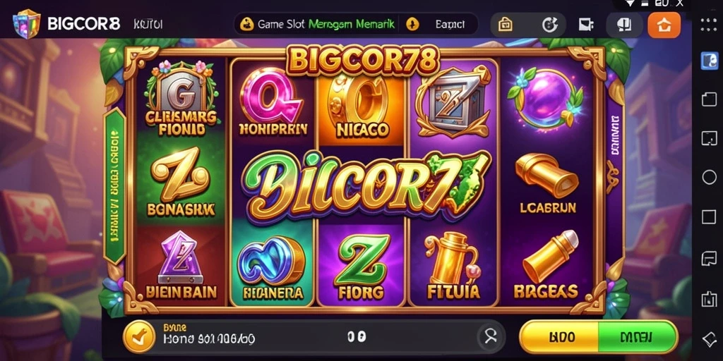 Tampilan menarik dari gameplay Slot BIGCOR78 dengan grafik yang memukau.