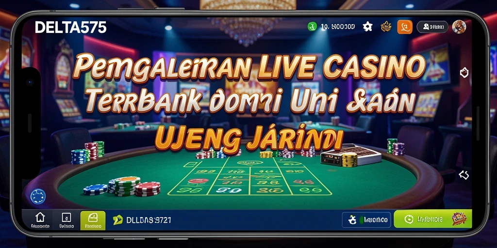 Gameplay mendebarkan di DELTA575 dengan dealer langsung.