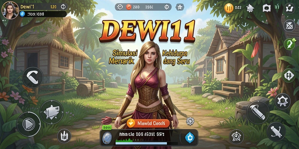 Tampilan gameplay DEWI11 yang interaktif dan seru.
