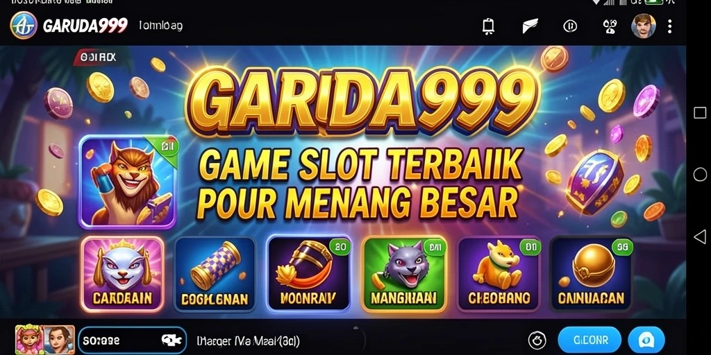 Screenshot menunjukkan tampilan menarik gameplay Slot GARUDA999.