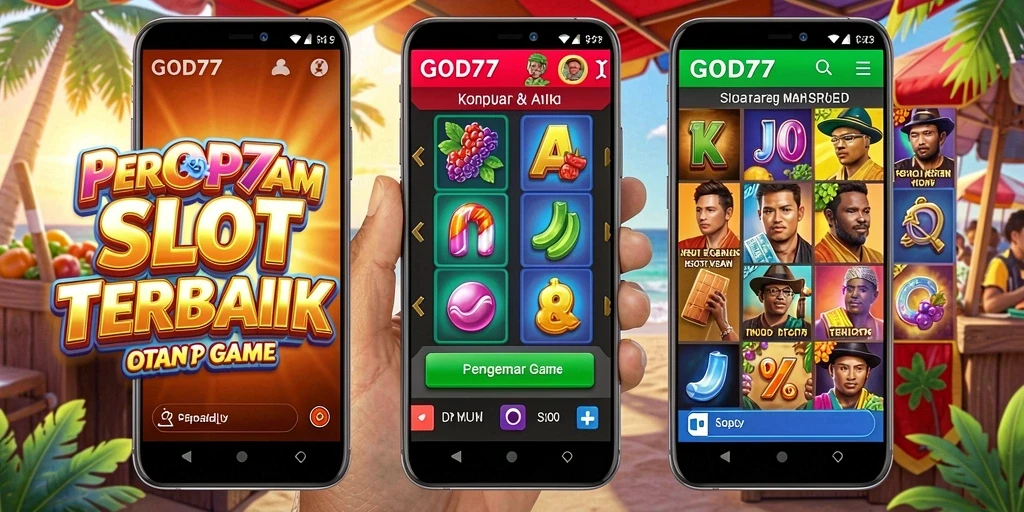 Tampilan gameplay slot dari GOD77 yang menakjubkan.