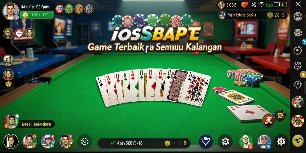 Tampilan gameplay Gaple yang mendebarkan dan interaktif.