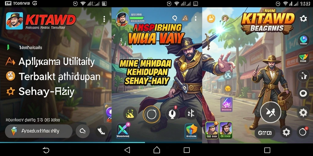Tampilan antarmuka KITAWD yang sederhana dan efektif untuk pengguna.