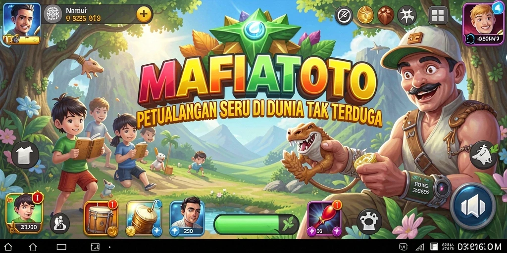 Tangkapan layar gameplay petualangan MAFIATOTO yang seru.