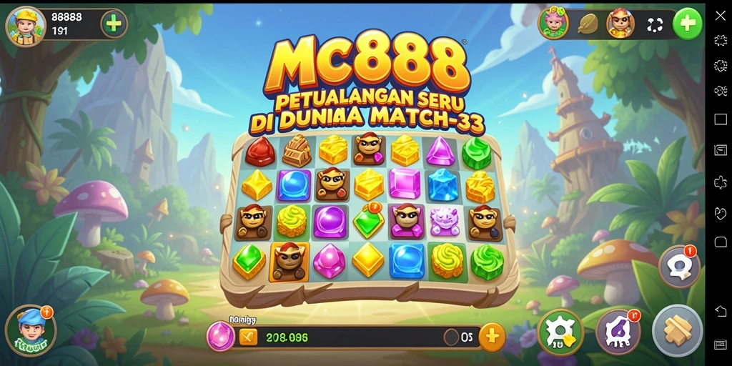 Lihat gameplay seru MC888 dengan grafis berwarna-warni.