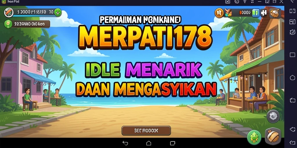 Screenshot MERPATI178 menampilkan pengalaman gameplay Idle yang menarik.