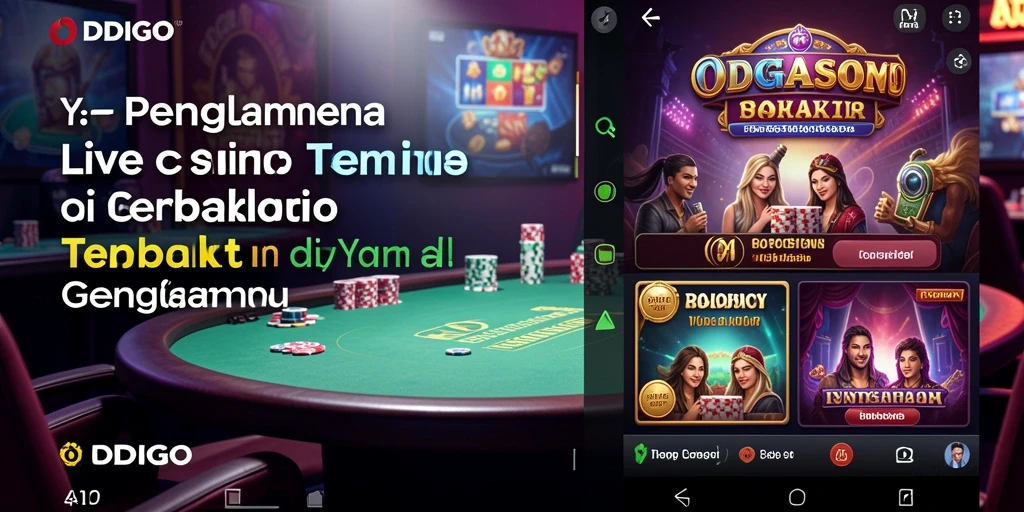 Gameplay Live Casino yang seru dan interaktif di ODDIGO.