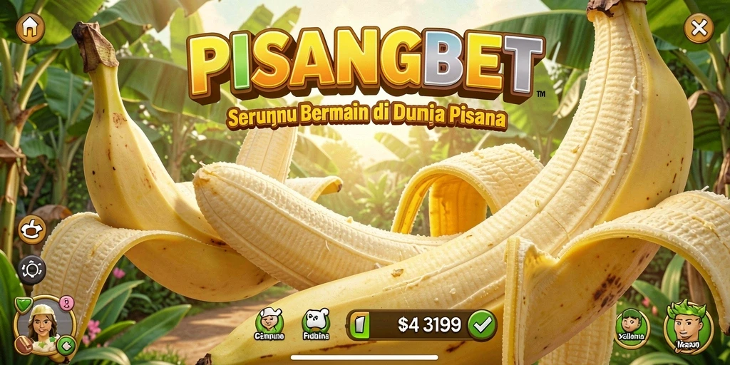 Tampilan gameplay seru dan penuh warna di PISANGBET.