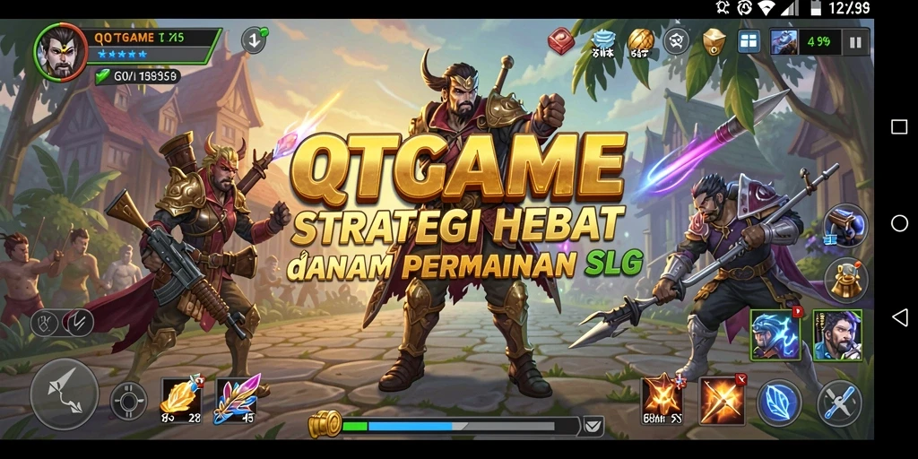 Tampilan gameplay QTGAME yang menakjubkan dan interaktif.