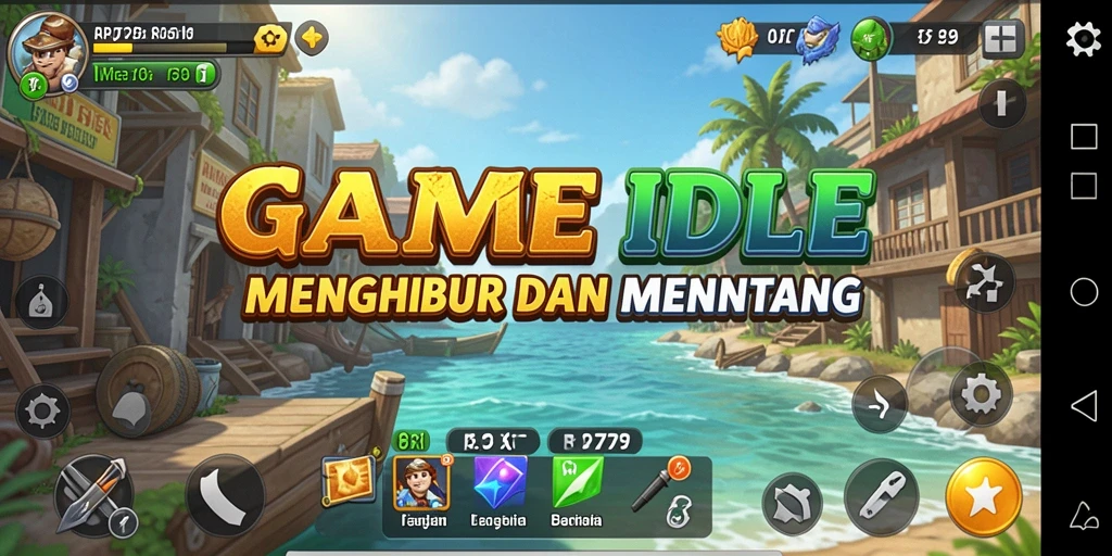 Screenshot utama RP79 menampilkan gameplay seru dan interaktif.