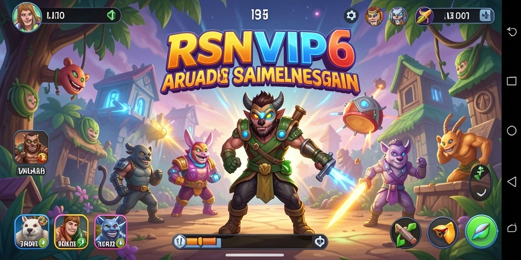 Tampilan gameplay seru dari RSNVIP6 dengan grafis menarik.
