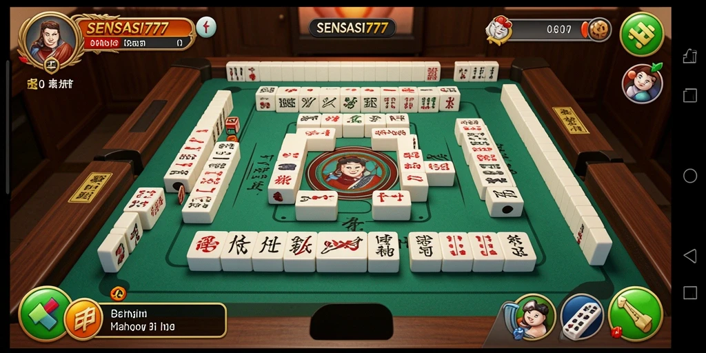 Gameplay menarik dan menantang dari SENSASI777 Mahjong.