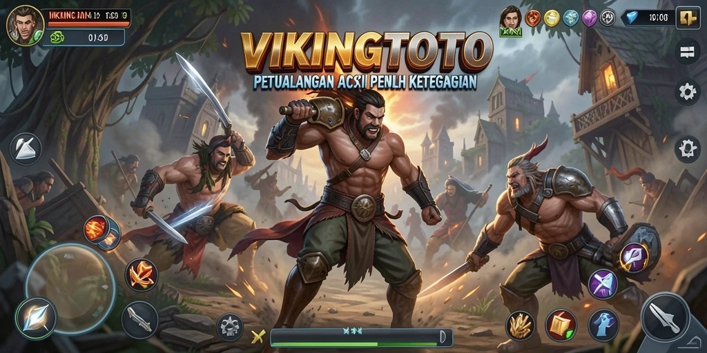 Tangkapan layar VIKINGTOTO menunjukkan aksi seru dan grafis menawan.