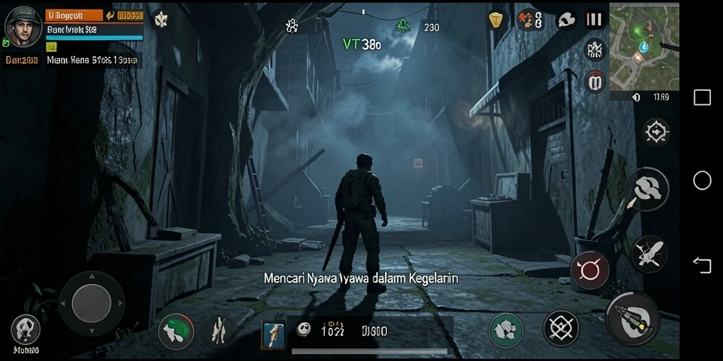 Tampilan gameplay yang mencekam dan menyeramkan dari VT38.