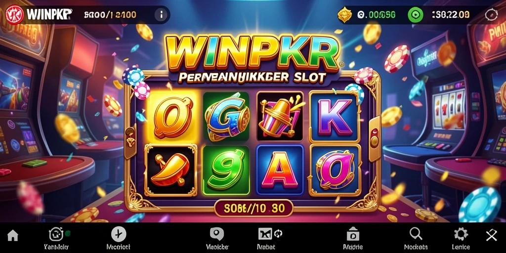 Screenshot gameplay <strong>WINPKR</strong> yang menampilkan keseruan bermain slot.