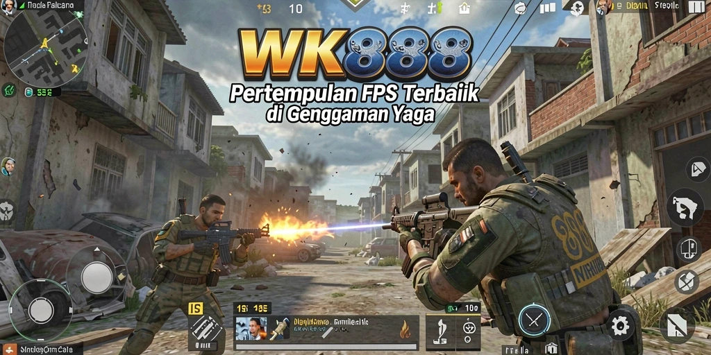 Gameplay mendebarkan di WK888 dengan aksi FPS yang intens.