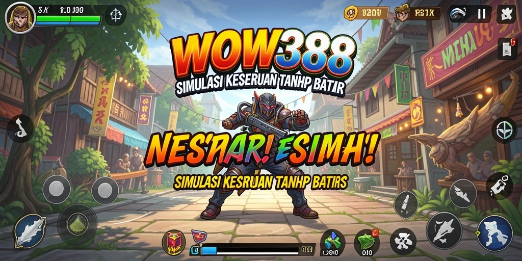 Tampilan seru gameplay WOW388 dalam simulasi kehidupan.
